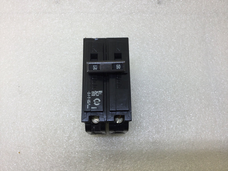 Murray MQ250 2 Pole 50 Amp Circuit Breaker 120/240V AC MSQ Frame