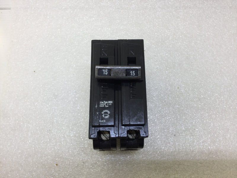 Murray MQ215 15 Amp 2 Pole 120/240 VAC Circuit Breaker