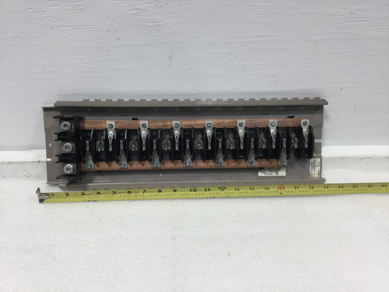 Eaton 21 Space/42 Circuit 200 Amp 120/240 VAC 3 Phase MLO Load Center Guts Only 6" X 20"