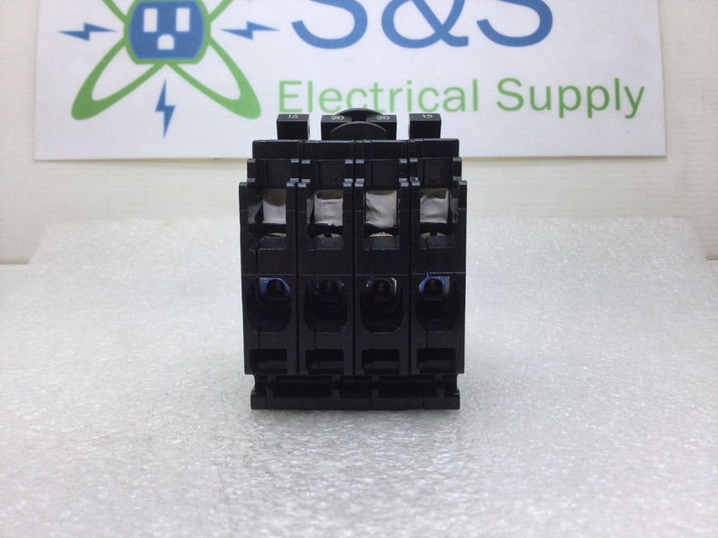 Murray MP22015 15/20A 120/240 V.A.C Quad Circuit Breaker