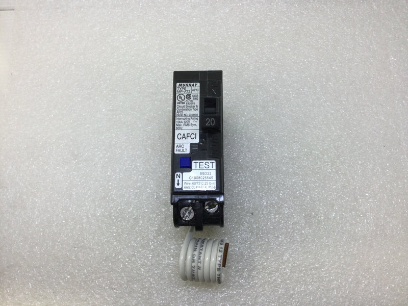 Murray MP120AFC MP-AT2 20 Amp 1 Pole 120-Volt Combination Type Arc Fault Circuit Breaker