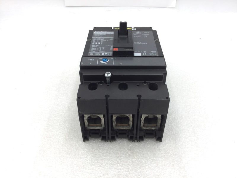 Square D JGL36150 150 Amp 3 Pole 150a 600v Circuit Breaker