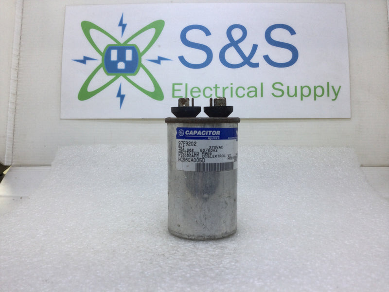 GE General Electric Capacitor 97F9202 5uf +/-06% 370 VAC 50/60 Hz HC96CA005D