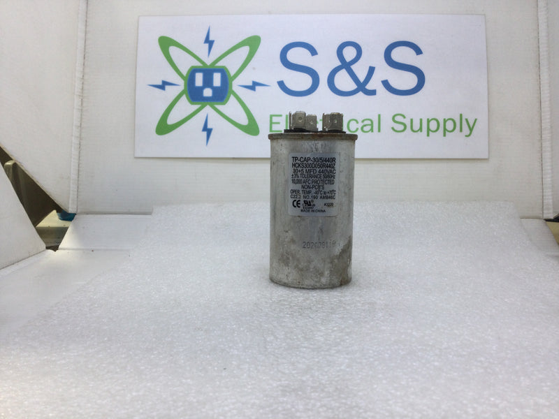 Capacitor HCKS300D050R440Z 30+5 MFD 440V +3% Tolerance 50/60HZ 30/5/440