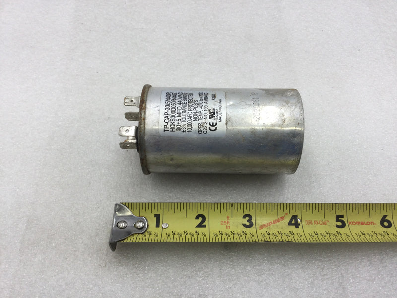 Capacitor HCKS300D050R440Z 30+5 MFD 440V +3% Tolerance 50/60HZ 30/5/440