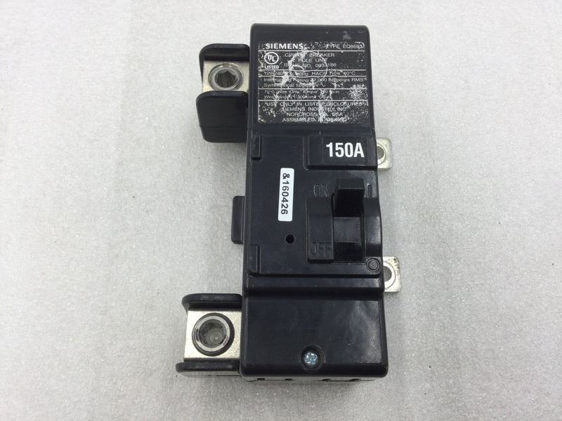 Siemens MBK150A Type EQ8693 150 Amp 2 Pole Circuit Breaker