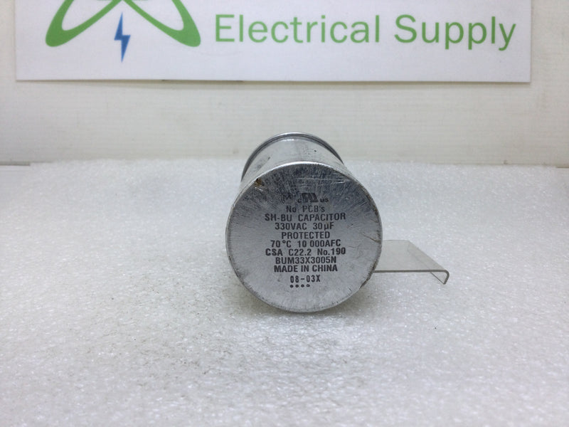 SH-BU Capacitor BUM33X3005N 30uf 330 VAC 10,000AFC Protected