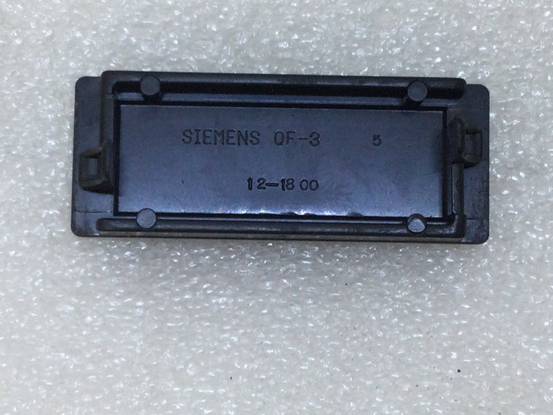 ITE Siemens QF-3 12-1800-01 Filler Plate