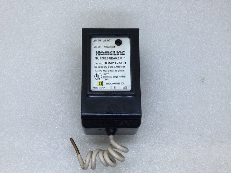 Square D/Homeline HOM2175SB Surgebreaker Secondary Surge Arrester 175VAC