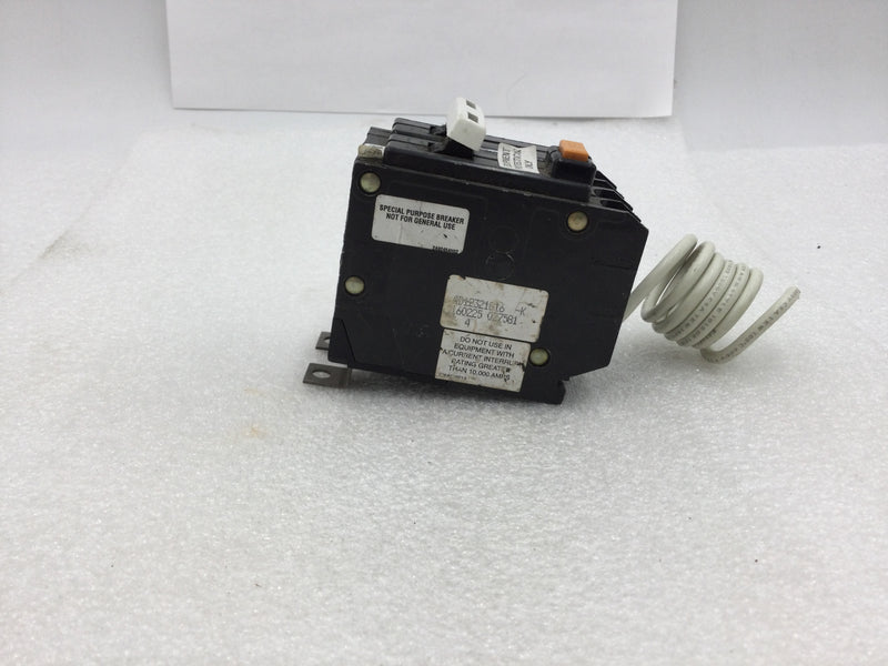 GE General Electric THQB2140GFEP 2 Pole 40 Amp 120/240vac Bolt On Ground Fault (GFEP) Breaker