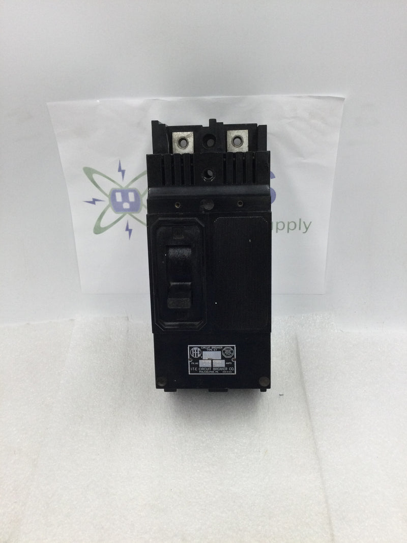 ITE ET Series 100 Amp 2 Pole 125-250 VAC Circuit Breaker