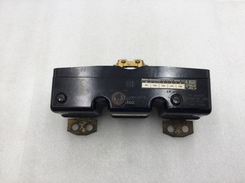 Siemens/ITE KM2-T600 2 Pole 600 Amp 600 VAC Adjustable Instantaneous Trip Unit