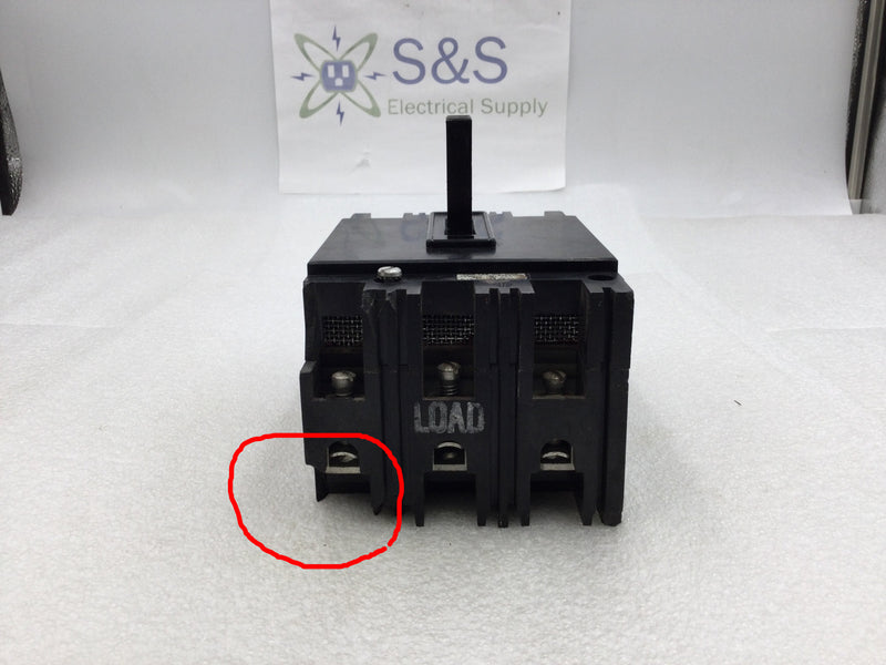 Westinghouse EH3025 25 Amp 3 Pole 480 VAC Molded Case Circuit Breaker