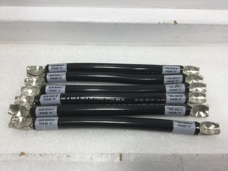 Connectors  - 1/0 awg e125352-u bc-5w2 or mtw or THHW for CT use pull from GE General Electric A-Series™ II Panelboards