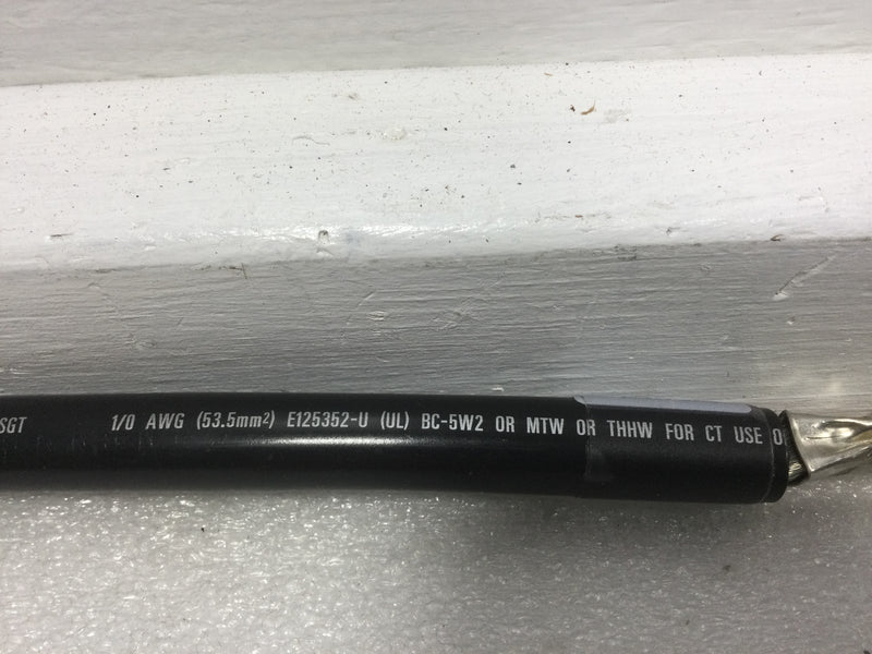 Connectors  - 1/0 awg e125352-u bc-5w2 or mtw or THHW for CT use pull from GE General Electric A-Series™ II Panelboards