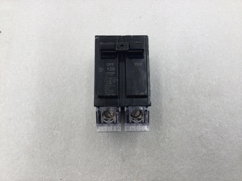GE General Electric THQL21125 125 Amp 2 Pole 120/240v 10 kA Type THQL Circuit Breaker