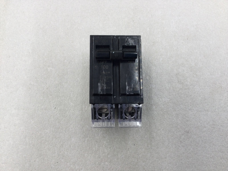 GE/General Electric THQL21100 100 Amp 2 Pole 120/240V Circuit Breaker