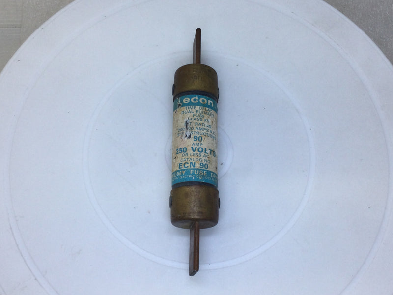 FPE/Econ ECN-90 90 Amp 250V Time Delay Dual Element Class K5 Fuse