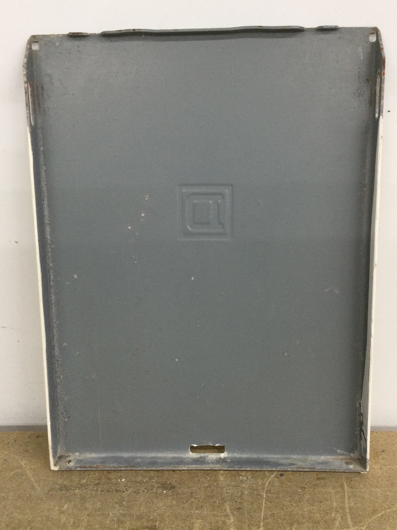 Square D Nema 3R Cover Only 100 Amp Max 10 1/8" x 7 5/8"