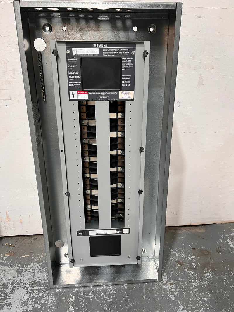 Siemens S1C42ML250ATS 3 Phase 4 Wire 250A 42 Circuit 208Y/120V Type 1 Panel Board Flush Cover