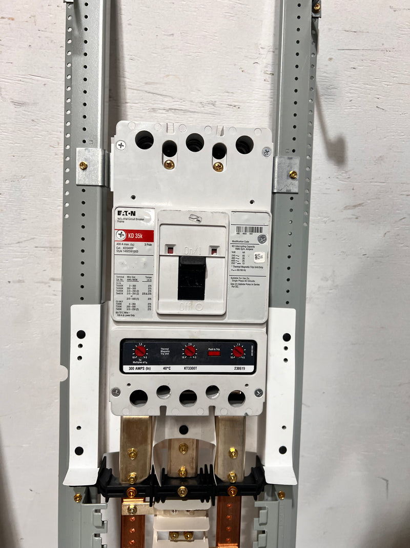 Eaton PRL1X 42 Space 400 A 208Y/120V KD3400F Main Breaker Panelboard