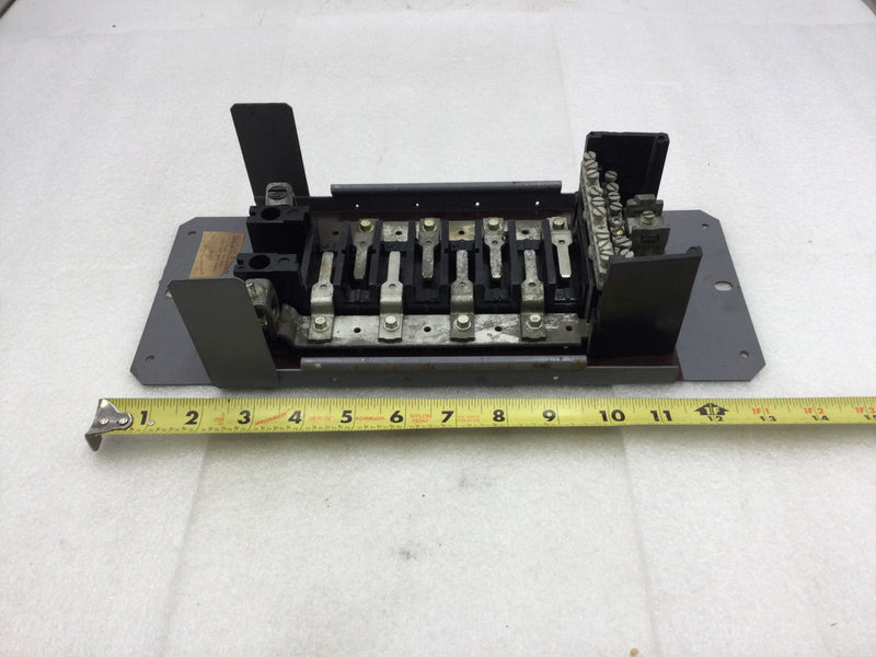 Square D QO Series 8 Space/16 Circuit Load Center Guts Only 6" X 13.5"