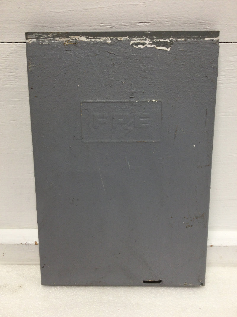 FPE Federal Pacific 125 Amp Breaker Panel Nema3R Front Cover 13 7/8" x 9.5"