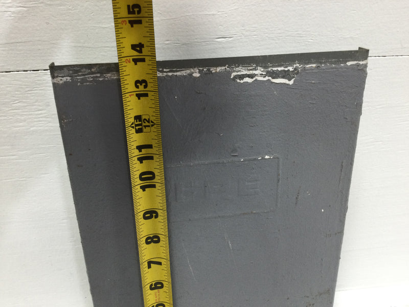 FPE Federal Pacific 125 Amp Breaker Panel Nema3R Front Cover 13 7/8" x 9.5"