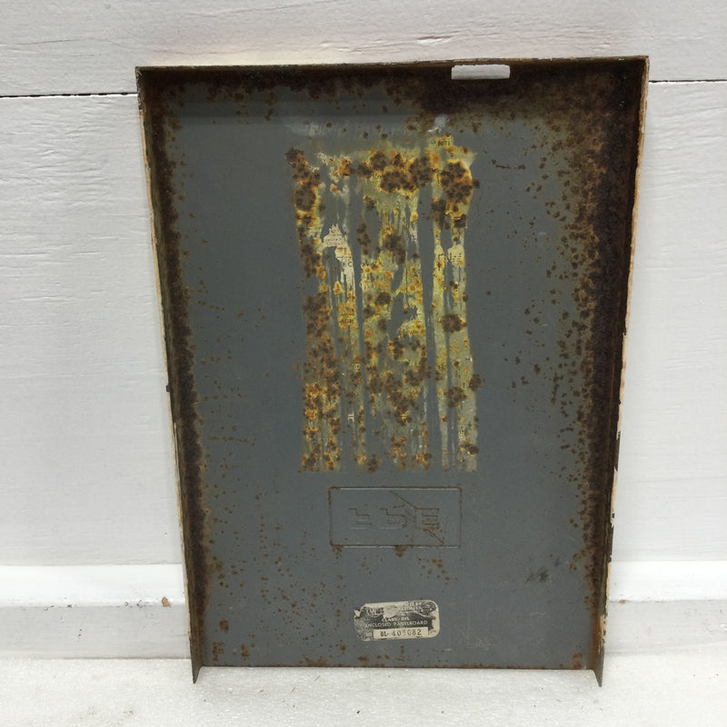 FPE Federal Pacific 125 Amp Breaker Panel Nema3R Front Cover 13 7/8" x 9.5"