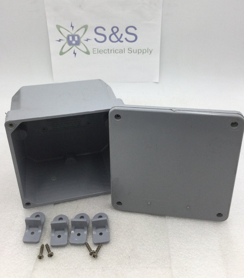 Kraloy JB664 6X6X4 Junction Box PVC