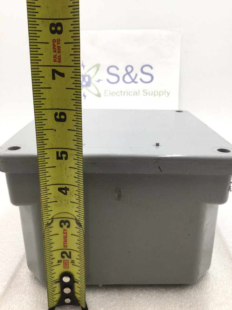 Kraloy JB664 6X6X4 Junction Box PVC