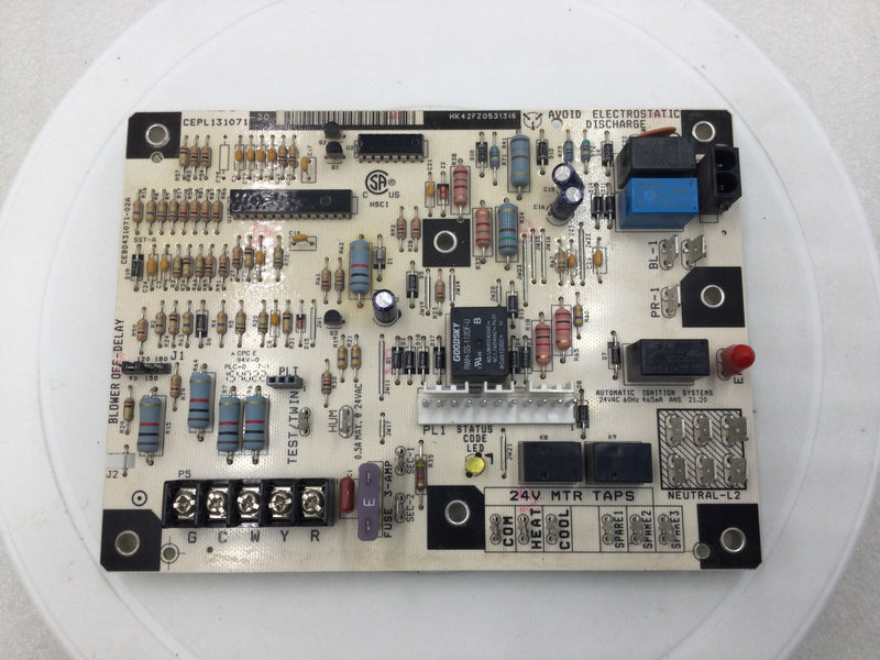 Carrier CEPL131071-20 Furnace Control Circuit Board