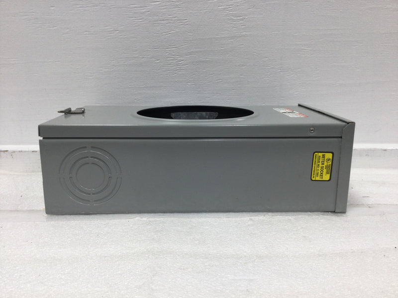Siemens/Landis & Gyr SUAT317-DGZ Single Phase 200 Amp Continuous Duty 4 Jaws No Bypass 600 VAC Ringless Type Meter Socket