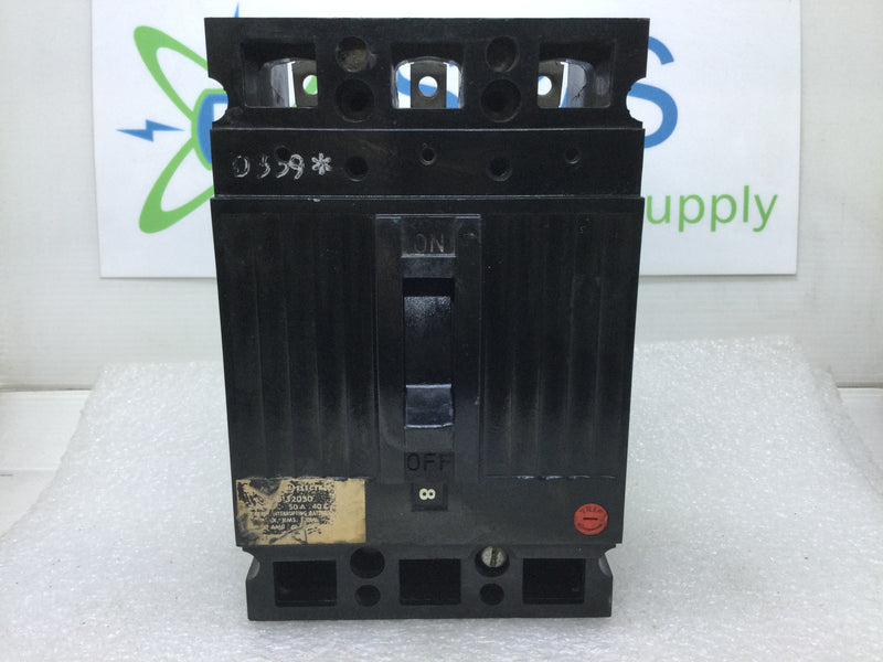 GE General Electric TEB132050 50 Amp 3 Pole 240V Circuit Breaker