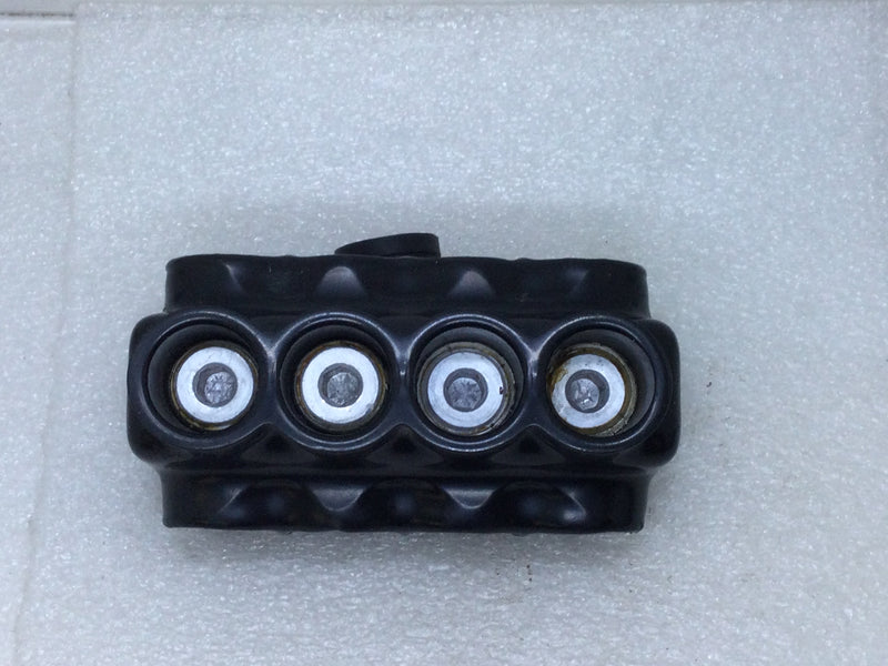 Polaris Sales IPLD 500-4 AWG Insulated Connector 4-Port Wire Range 500MCM-4AWG CU9AL 600V Max 90C