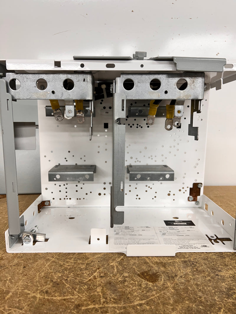 Siemens-Furnas System 89 Tiastar MCC Feeder Bucket 100A 480V 3Ph Empty Bucket with Door/ Hardware Unit No. 01FAR