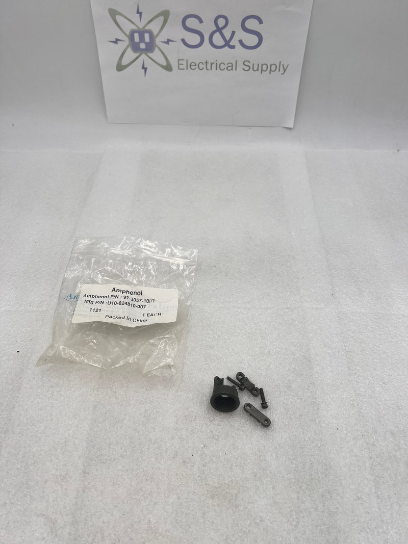 Amphenol 97-3057-1007 Circular Cable Clamp Adapter Connector U10-824810-007