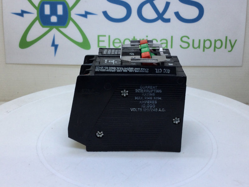 Bryant BQ220-230 20/30 Amp 4 Pole 120/240V Type BRD Circuit Breaker