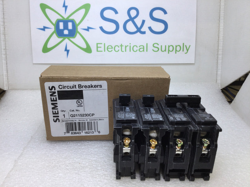 Siemens Q2115230CP  2-Q115, 1-Q230 Circuit Breaker Pack