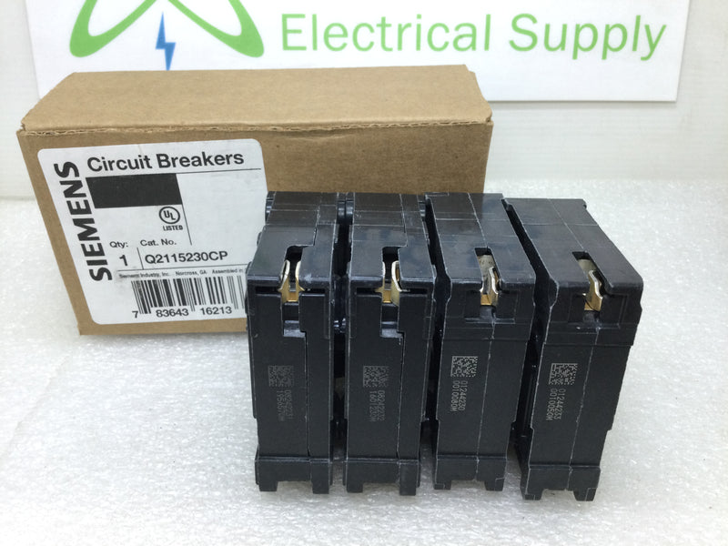 Siemens Q2115230CP  2-Q115, 1-Q230 Circuit Breaker Pack