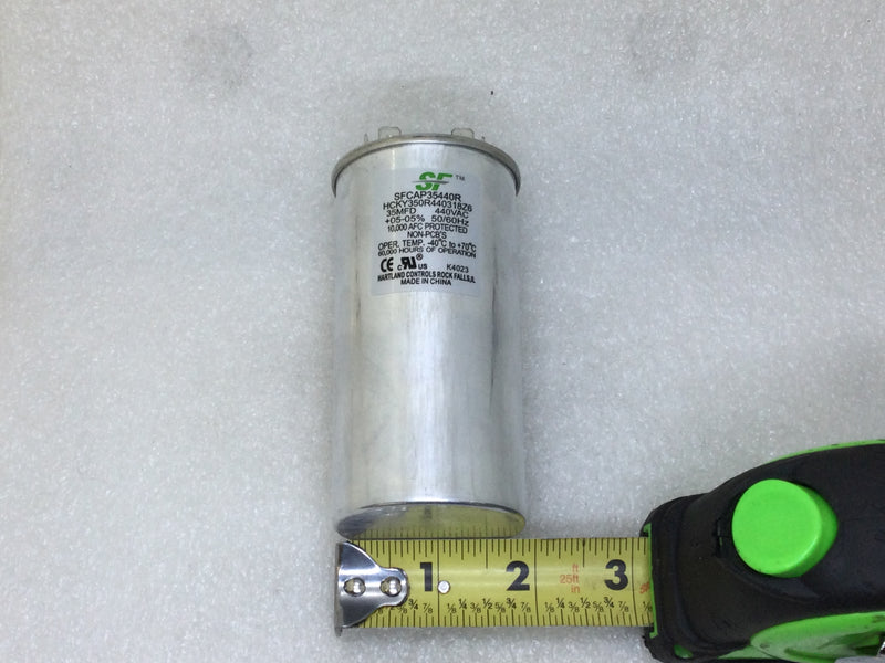 Trane/SF SFCAP35440R 35MFD +/-5% 440VAC 50/60Hz 70c/-40c Capacitor