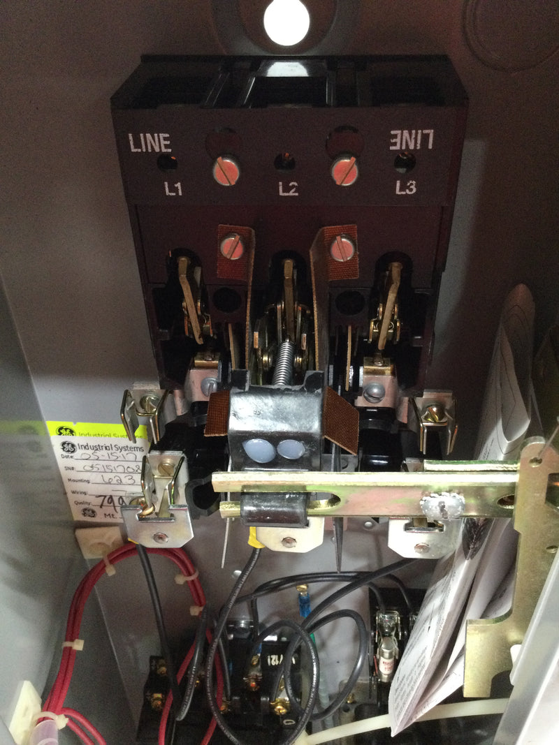 GE CR308BT93RA1DALJA 18 Amp 600V Size 0 Combination Motor Starter