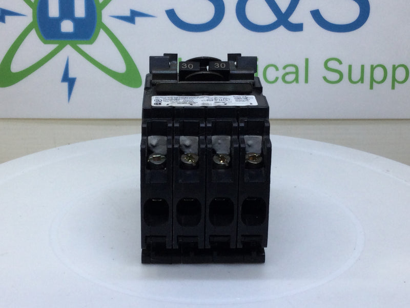 Siemens Q23030CT2 30 Amp 4 Pole 120/240V Quad Style Circuit Breaker