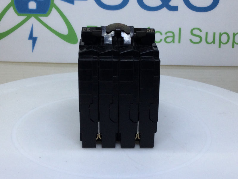 Siemens Q23030CT2 30 Amp 4 Pole 120/240V Quad Style Circuit Breaker