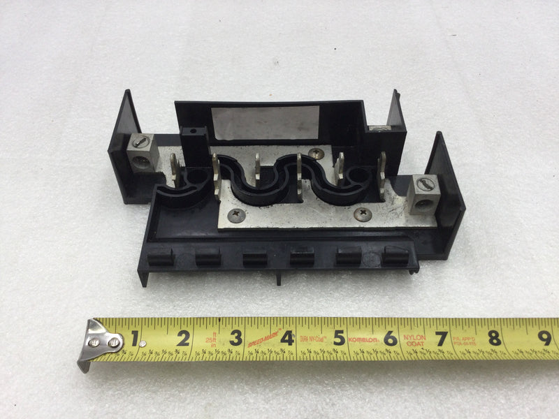 Square D HOMN612L100S 6 Space 100 Amp 120/240 VAC 1 Phase 3 Wire Load Center Guts Only 5" X 7.5"