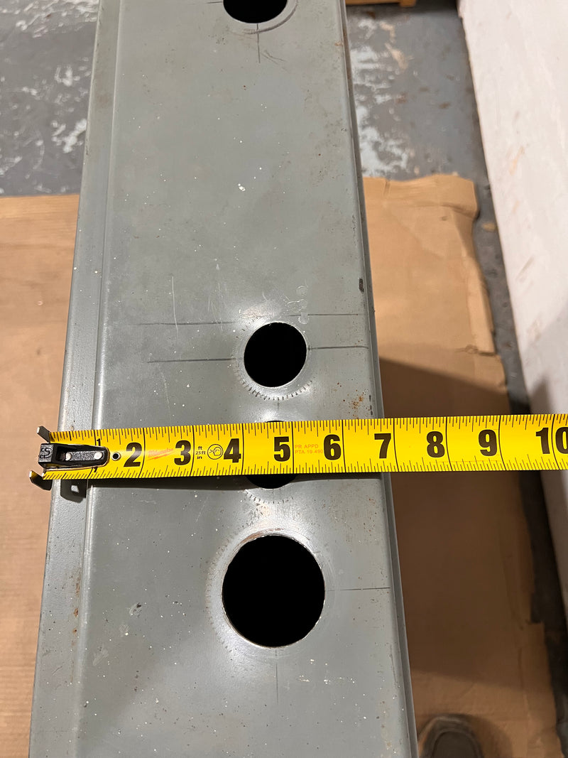 Square D NQOD/NQOB/NQO Panelboard 225 Amp 208Y/120VAC 3 Phase 4 Wire 36 Space with MH29WP Enclosure Missing Deadfront