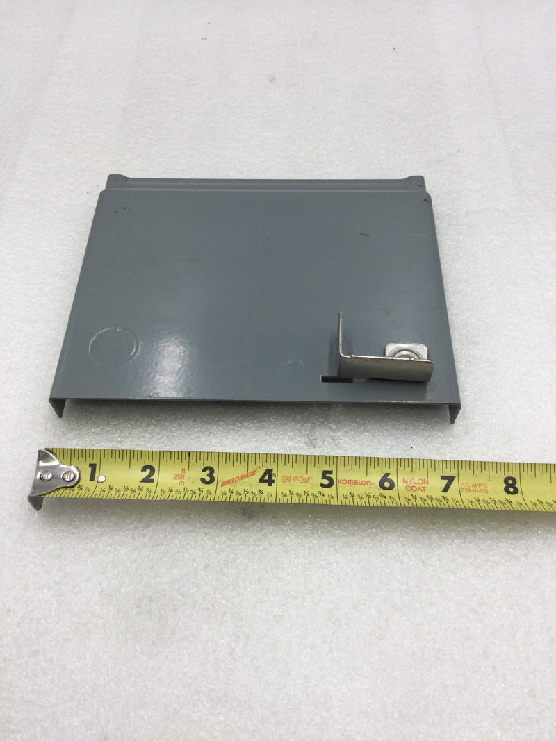 Square D EZMR114-125 125 Amp 120/240 VAC 1 Phase 3 Wire 4 Position EZ Meter Pak Meter Socket Panel Cover 7.25" X 6"