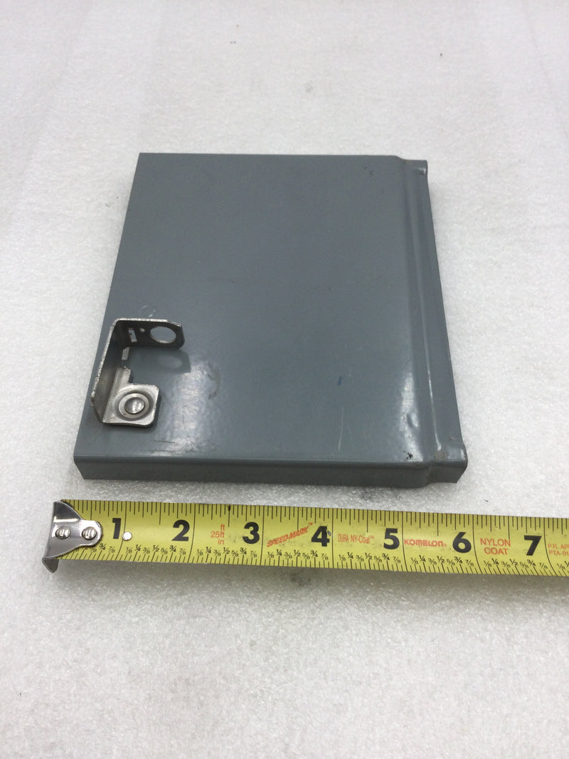 Square D EZMR114-125 125 Amp 120/240 VAC 1 Phase 3 Wire 4 Position EZ Meter Pak Meter Socket Panel Cover 7.25" X 6"