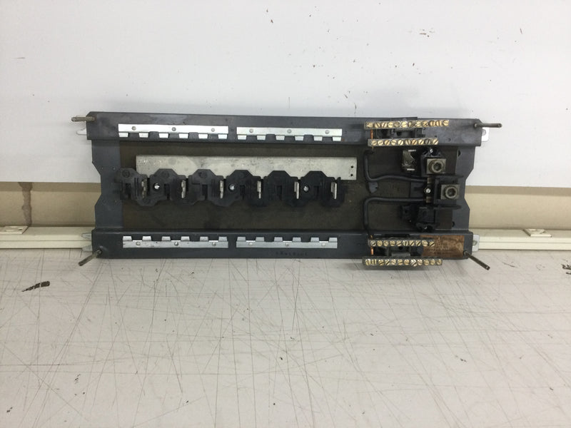 ITE EQ24MBA 100 Amp 6 Space/20 Circuit 120/240VAC Panel Guts Only 8" X 21"