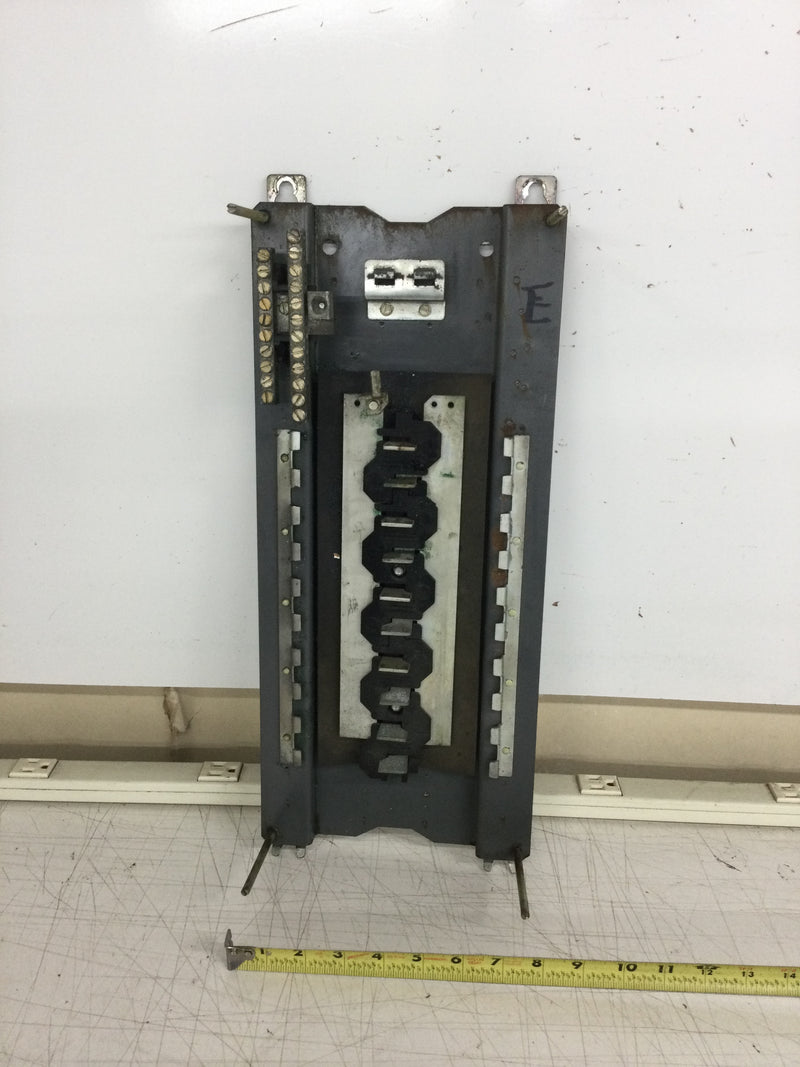 ITE EQ20A/WEQ20A 10 Space/20 Circuit Main Breaker Assembly 120/240 VAC Guts Only 8" X 18"